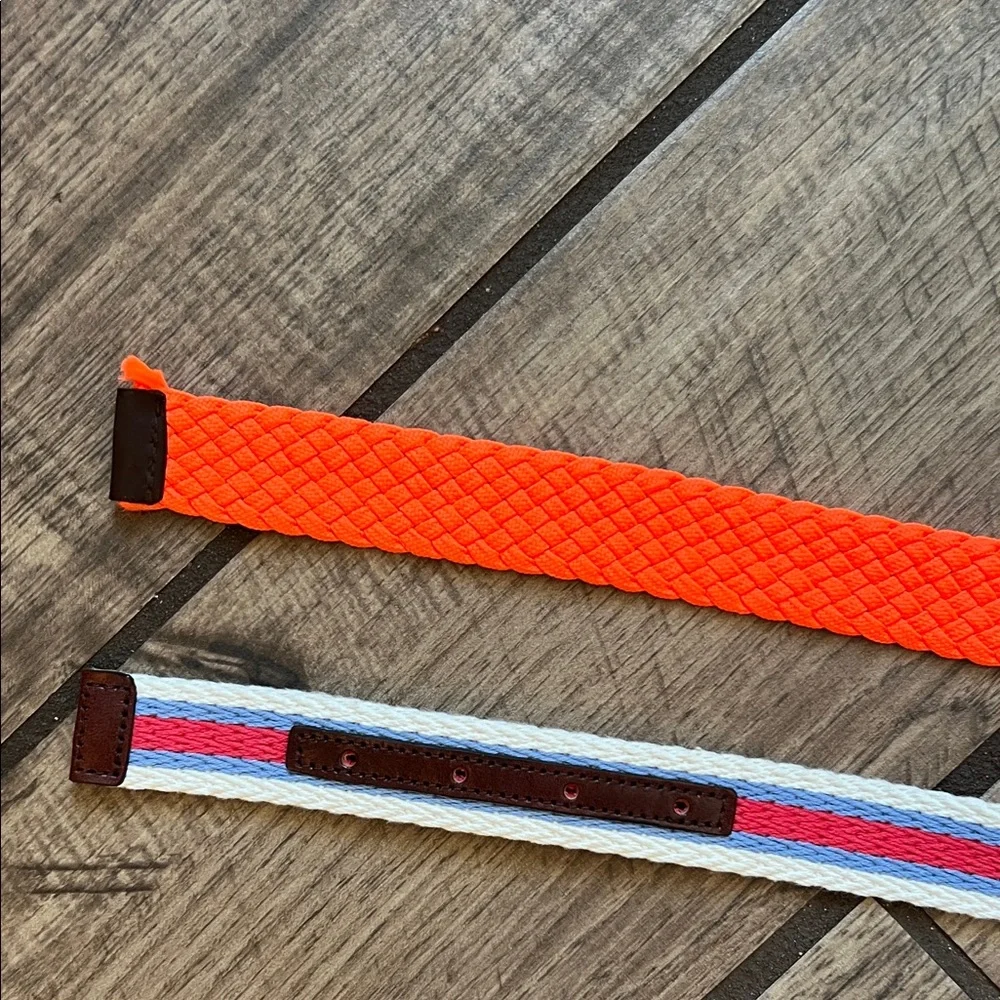 Bright Orange and Multicolor Kids' Belts